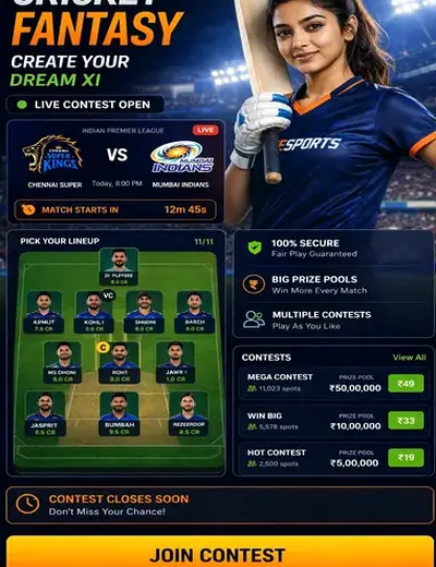 9996 (9996 bet) fantasy cricket & matchday visual 3